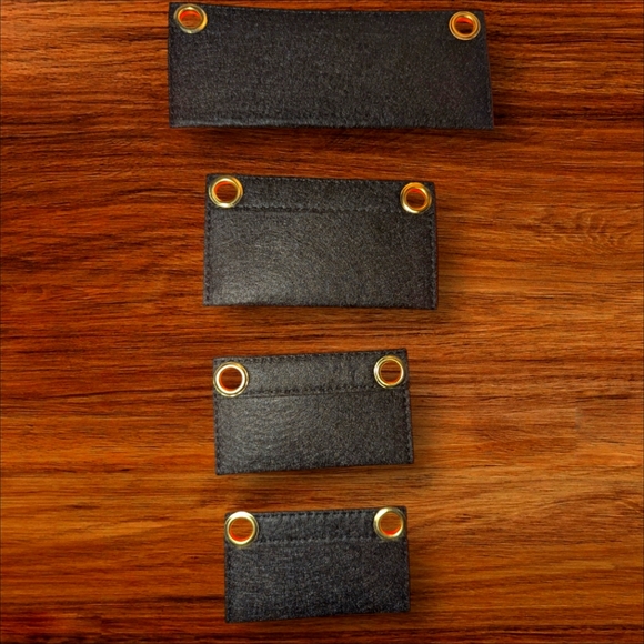 4 Pcs Purse Insert Organizers Crossbody Conversion Liners 4 Sizes Felt WOC - Picture 2 of 5